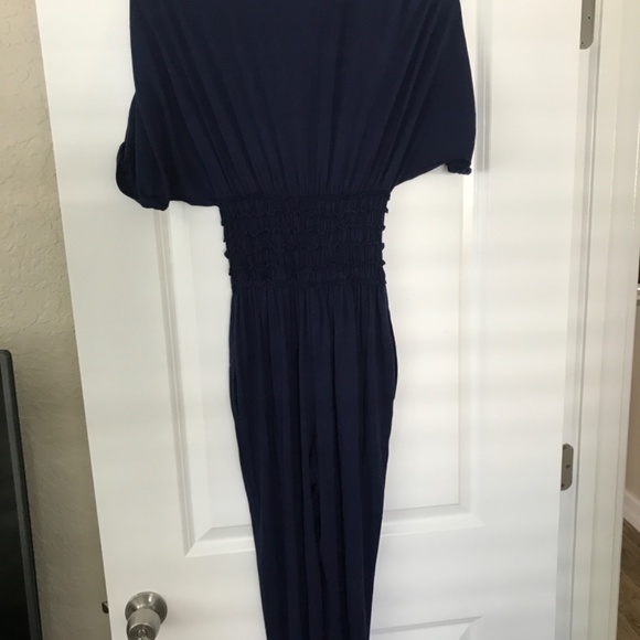 Max Studio Navy jumpsuit , size small - Picture 4 of 4